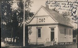 GAR and WRC Building Sheffield, IA Postcard Postcard Postcard