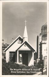 The Wayside Shrine of St. Francis at Grace Cathedral Postcard