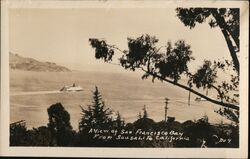 A view of San Francisco Bay Postcard