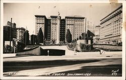 St. Francis Hotel, Union Square San Francisco, CA Piggott Postcard Postcard Postcard