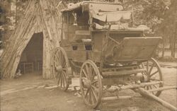 Yosemite Stage Coach Relic Bark Indian Lodge Yosemite Valley, CA Postcard Postcard Postcard