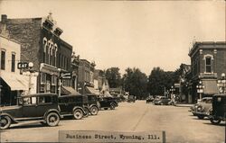 Business Street Postcard