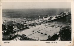 Steel Pier Atlantic City, NJ Postcard Postcard Postcard