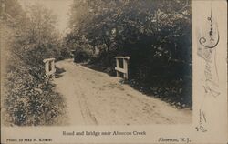 Road and Bridge near Absecon Creek Postcard