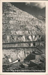 Lower Portal - Bingham, Copperfield Tunnel - Bingham Canyon, Utah Postcard