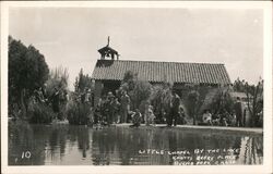 Little Chapel by the Lake Knotts Berry Place Postcard