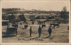 Artillery Park at Valley Forge Postcard