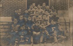 Earlham Football Team Indiana Postcard Postcard Postcard