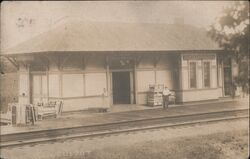 Pennsylvania Railroad Depot Plainfield, IN Postcard Postcard Postcard