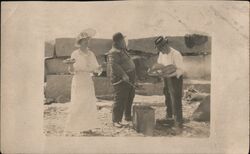 Clambake, Cribstone Bridge Harpswell / Orr's Island Portland, ME Postcard Postcard Postcard