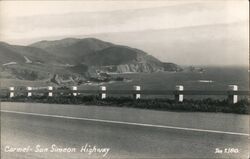 Carmel - San Simeon Highway Postcard