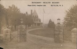 Bancroft Health Resort Butler, NJ Postcard Postcard Postcard