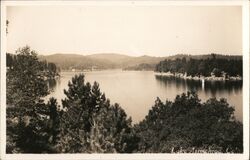 Lake Arrowhead, 1940's Postcard