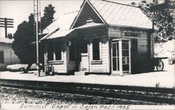 Summit Depot in Cajon Pass - 1965 California Postcard Postcard Postcard