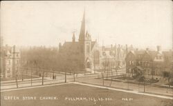 Green Stone Church Pullman, IL Postcard Postcard Postcard