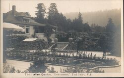 The Italian Garden called "Benvennto" near Tod Inlet Victoria, British Columbia, Canada Misc. Canada TRIO Postcard Postcard Postcard