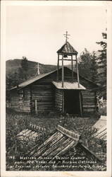 Western Alaska's Oldest Church, About 100 Years Old - Russian Orthodox Postcard