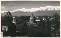 Aeriel View - Santiago Chile Foto. Mors Postcard Postcard Postcard