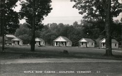 Maple Row Cabins Postcard