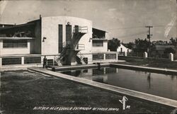 Escandon School pool in ReynosaTamaulipas Postcard