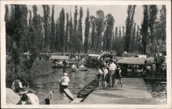 Lake Xochimilco in Mexico City Postcard