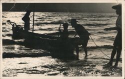 Lake in Patzcuaro Postcard