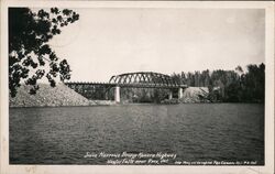 Sioux Narrows Bridge Kenora Highway Postcard