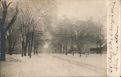 Ice Storm, South Clay Street Postcard