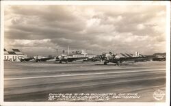 Douglas B-18-A Bombers of 38th Reconnaissance Squadron March Field, CA Postcard Postcard Postcard