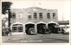 Fire Dept. South Haven, Mich. Postcard