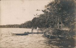 Mound Springs Klinger Lake, MI Parham Photo Postcard Postcard Postcard