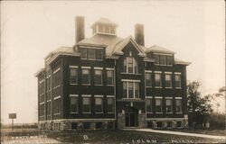 High School Colon, MI Pratt Photo Postcard Postcard Postcard