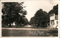 Front Street Empire, MI Postcard Postcard Postcard