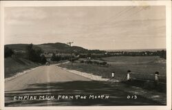 Street View from the Morth Empire, MI Postcard Postcard Postcard