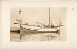 Viking Ship at Sandy Point Postcard