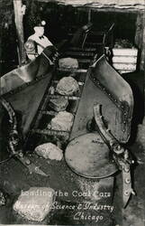 Loading the Coal Cars - Museum of Science & Industry Chicago, IL Postcard Postcard Postcard