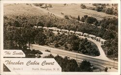 the Scotts Thresher Cabin Court North Hampton, NH Postcard Postcard Postcard