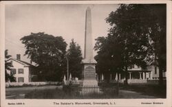 The Soldier's Mounment Greenport, NY Postcard Postcard Postcard