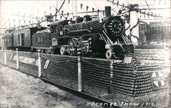 Santa Fe Railroad Train Display Orange Show, 1912 San Bernardino, CA Postcard Postcard Postcard