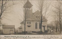 Baptist Church Sherburne, NY Postcard Postcard Postcard