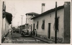 Street view of Mr Dwight Morrow's home Cuernavaca, Morelos, Mexico Postcard Postcard Postcard