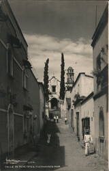 Street in Cuernavaca, Mexico Postcard