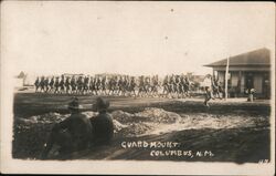 Guard Mount, Mexico Border War Columbus, NM Postcard Postcard Postcard