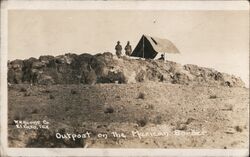 Outpost on the Mexican Border Postcard