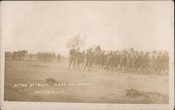 After "Retreat" Mass. National Guard Mexican Border War Postcard