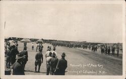 Recruits for 2nd Mass. Reg. Mexican Border War Postcard