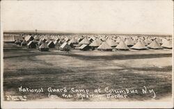 National Guard Camp on the Mexican Border Postcard