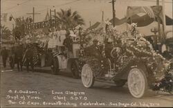 Pan-Cal-Expo Groundbreaking celebration July 21-1911 Postcard