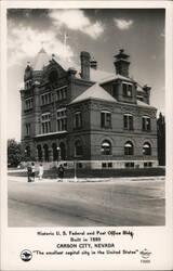 Historic US Federal and Post Office Building Postcard