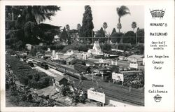 Howard's Railroad, one-half inch scale models, Los Angeles County Fair Pomona, CA Postcard Postcard Postcard